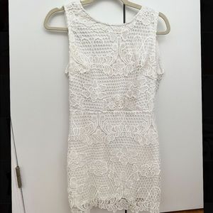 White lace dress size small from forever21